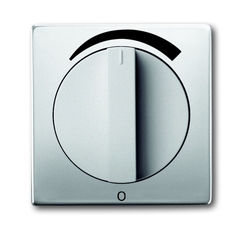 Плата центр. (накладка) с поворотной ручкой для регуляторов громкости WHD, серия solo/future, цвет pure/сталь | 1710-0-3812 | 2CKA001710A3812 | ABB