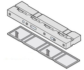Держатель плоской шины 250-630А (2шт) | BP0630 | ABB