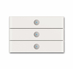 6342-811-101-500 Сенсор 3-кл priOn, белое глянцевое стекло | 6310-0-0172 | 2CKA006310A0172 | ABB