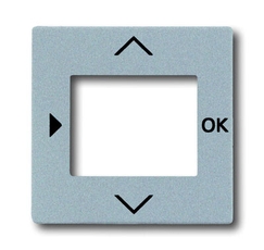 Плата центральная (накладка) для таймера 6455, 6456, серия solo/future, цвет серебристо-алюминиевый | 6430-0-0305 | 2CKA006430A0305 | ABB