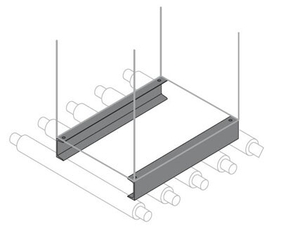 Цоколь усиленный 100х1600 ВхШ (2шт) | EZ1601 | ABB