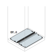 Фланец кабельный нерж.ст.300х150 ШхГ | FLN4315X | ABB