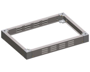 Цоколь 100 мм д/осн.шк. 606х825 вент. | RSR28L | ABB