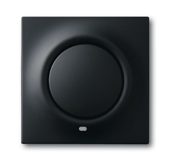 Клавиша для механизма 1-клавишного выкл./перекл./кнопки, с красной линзой серия impuls, цвет чёрный бархат | 1753-0-0158 | 2CKA001753A0158 | ABB