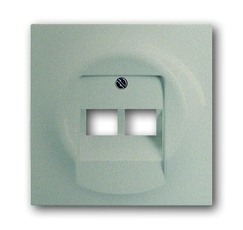 Плата центральная (накладка) для 2-постовой телекоммуникационной розетки , серия impuls, цвет шампань-металлик | 1753-0-9038 | 2CKA001753A9038 | ABB