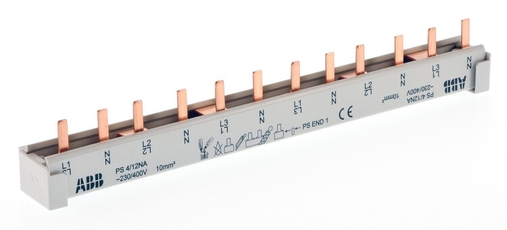 4ф.шина к. 12мод.63А нейт.PS4/12NA | 2CDL240213R1012 | ABB