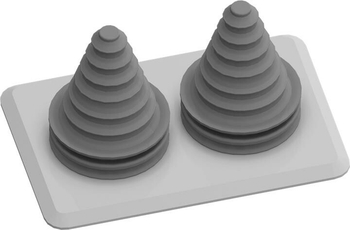 TZ104 фланец с 2-мя кабельными рукавами | 2CPX010456R9999 | ABB