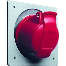 Розетка панельная с угловым унифицированным фланцем 332RAU6, 32A, 3P+E, IP44, 6ч | 2CMA193274R1000 | ABB