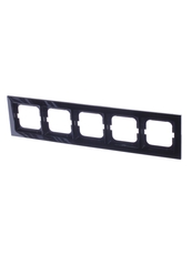 Рамка 5-постовая, серия axcent, цвет чёрный | 1754-0-4413 | 2CKA001754A4413 | ABB
