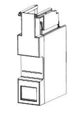 Удлиненная кабельная крышка для XLBM00, H=185mm | 1SEP408126R0001 | ABB