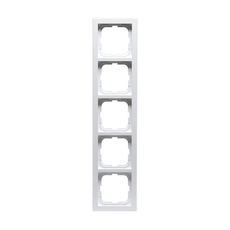 Рамка 5-постовая, серия Impressivo, белый | 1725F85-84 | 2TKA000434G1 | ABB