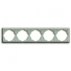 Рамка 5-постовая, серия impuls, цвет шампань-металлик | 1754-0-2551 | 2CKA001754A2551 | ABB