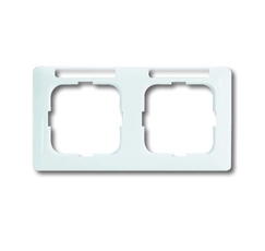 Рамка 2-постовая, горизонтальная, с полем для надписи, серия Reflex SI linear, цвет альпийский белый | 1754-0-4060 | 2CKA001754A4060 | ABB