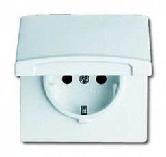 Розетка SCHUKO, 20 EUGK-32-101, с крышкой, Allwetter44, IP44, сл. кость, уплотн. кольцо в комплекте, 16А, 250В. | 2064-0-0287 | 2CKA002064A0287 | ABB