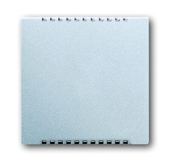 Плата центральная (накладка) для усилителя мощности светорег. 6594 U, , серия solo/future, цвет серебр.-алюм. | 6599-0-2885 | 2CKA006599A2885 | ABB