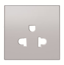 Накладка розетки 8138, серия SKY, цвет серебряный | 2CLA853800A1301 | ABB