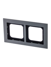 Рамка 2-постовая, Axcent, металл, платина | 2CKA001754A4689 | ABB