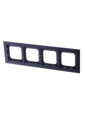 Рамка 4-постовая, Axcent, металл, матовый черный | 2CKA001754A4711 | ABB