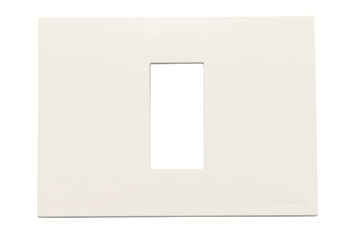 Рамка итальянского стандарта 3M, 1-модульная, базовая, серия Zenit, цвет альпийский белый | 2CLA247110N1101 | ABB