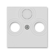 ABB Levit Серый / белый Накладка для розеток TV-R / TV-R-SAT Серый | 5011H-A00300 16 | 2CHH080300A4016 | ABB