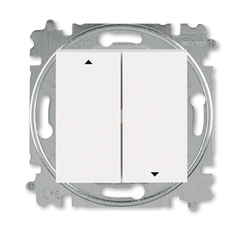 ABB Levit Жемчуг / ледяной Выключатель жалюзи 2-кл. без фиксации клавиш | 3559H-A88445 68W | 2CHH598845A6068 | ABB