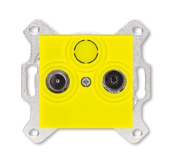 ABB Levit Жёлтый Розетка TV-R оконечная | 5011H-A03503 64W | 2CHH083503A6064 | ABB