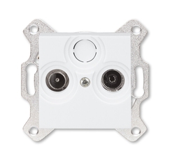 ABB Levit Белый Розетка TV-R проходная 7дБ | 5011H-A03607 03W | 2CHH083607A6003 | ABB