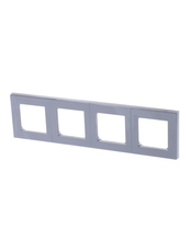 ABB Levit Серый / белый Рамка 4-ая | 3901H-A05040 16W | 2CHH015040A6016 | ABB