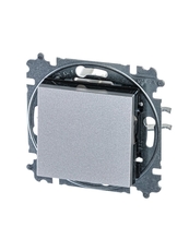 ABB Levit Серебро / дымчатый чёрный Переключатель перекрёстный 1-кл. | 3559H-A07445 70W | 2CHH590745A6070 | ABB