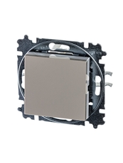 ABB Levit Кофе макиато / белый Выключатель кнопочный 1-кл. | 3559H-A91445 18W | 2CHH599145A6018 | ABB