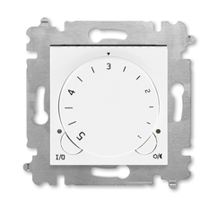 ABB Levit Белый / белый Терморегулятор с поворотной ручкой 16А 16A | 3292H-A00003 03W | 2CHH920003A6003 | ABB