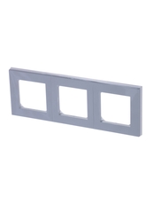 ABB Levit Серый / белый Рамка 3-ая | 3901H-A05030 16W | 2CHH015030A6016 | ABB