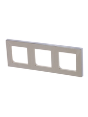 ABB Levit Слоновая кость / белый Рамка 3-ая | 3901H-A05030 17W | 2CHH015030A6017 | ABB