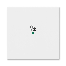 ABB Levit Белый Клавиша 1-ая с символом светорегулятора free@home | 6220H-A01004 03 | 2CHH621004A4003 | ABB