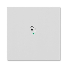 ABB Levit Серый Клавиша 1-ая с символом светорегулятора free@home | 6220H-A01004 16 | 2CHH621004A4016 | ABB