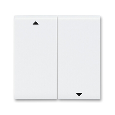 ABB Levit Белый / белый Сменная панель на клавишу для выключателя жалюзи Белый | ND3559H-A447/1 03 | 2CHH594471A8003 | ABB