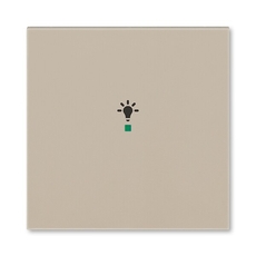 ABB Levit Кофе макиато Клавиша 1-ая с символом освещения free@home | 6220H-A01001 18 | 2CHH621001A4018 | ABB