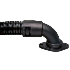 Фланец AL16/FL/C90/BL, 90° поворотный, полиамид 66, черный, d16, 10 шт. в пачке | 7TCA296000R0337 | ABB