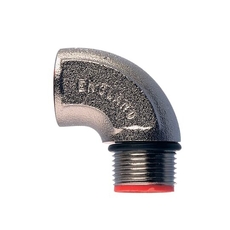 Фитинг B/PG9/90, 90°, никелированная латунь, резьба PG9, 10 шт. в пачке | 7TCA296030R0026 | ABB