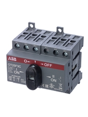 Реверсивный рубильник OT25F3С до 25А 3-полюсный (с резерв. ручкой) | 1SCA104863R1001 | ABB