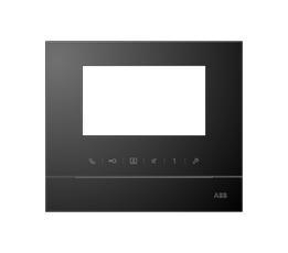 Рамка для абонентского устройства 4,3, чёрный глянцевый | 2TMA070130B0011 | ABB