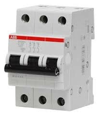 Выключатель автоматический трехполюсный SH203 40А C 6кА (SH203 C 40) | 2CDS213001R0404 | ABB