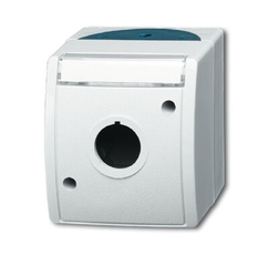 Корпус для командно-сигнальных приборов D=22.5 мм, с полем для надписи, серия ocean, цвет серый/сине-зелёный | 1724-0-2752 | 2CKA001724A2752 | ABB