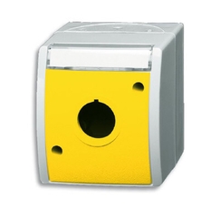 Корпус для командно-сигнальных приборов D=22.5 мм, с полем для надписи, серия ocean, цвет жёлтый | 1724-0-2753 | 2CKA001724A2753 | ABB