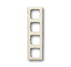 Рамка 4-постовая, серия Busch-Duro 2000 SI, цвет слоновая кость | 1725-0-0647 | 2CKA001725A0647 | ABB