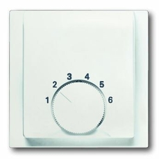 Плата центр. (накладка) для мех. терморегулятора (термостата) 1094 U, 1097 U, серия impuls, цвет белый бархат | 1710-0-3922 | 2CKA001710A3922 | ABB