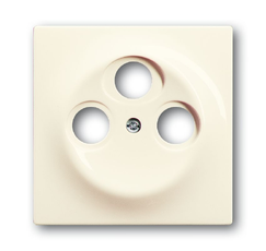 Накладка (центральная плата) для TV-R-SAT розетки, серия impuls, цвет слоновая кость | 1753-0-0036 | 2CKA001753A0036 | ABB