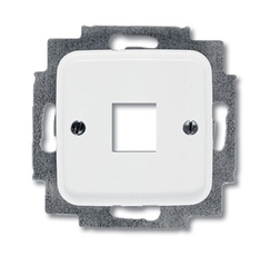 Накладкадля 1-го разъёма Modular Jack (артикулы 0210, 0211 и 0219), серия Reflex SI, цвет альп. белый | 1753-0-3833 | 2CKA001753A3833 | ABB