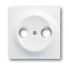 Накладка (центральная плата) для TV-R розетки, серия impuls, цвет альпийский белый | 1753-0-4963 | 2CKA001753A4963 | ABB