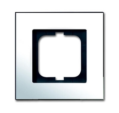 Рамка 1-постовая, серия carat, глянцевый хром | 1754-0-4360 | 2CKA001754A4360 | ABB